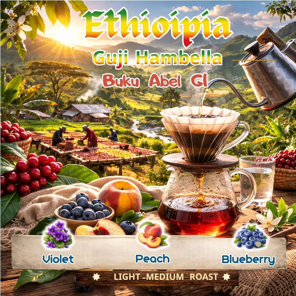 Ethiopia Guji Hambella Buku Abel G1 Natural