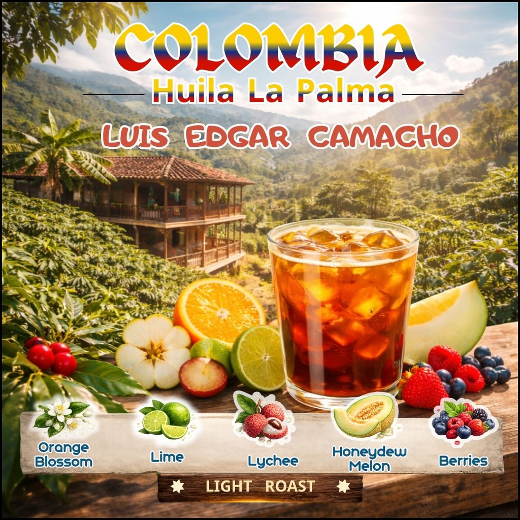 Colombia Huila La Palma Luis Edgar Camacho Traditional Washed