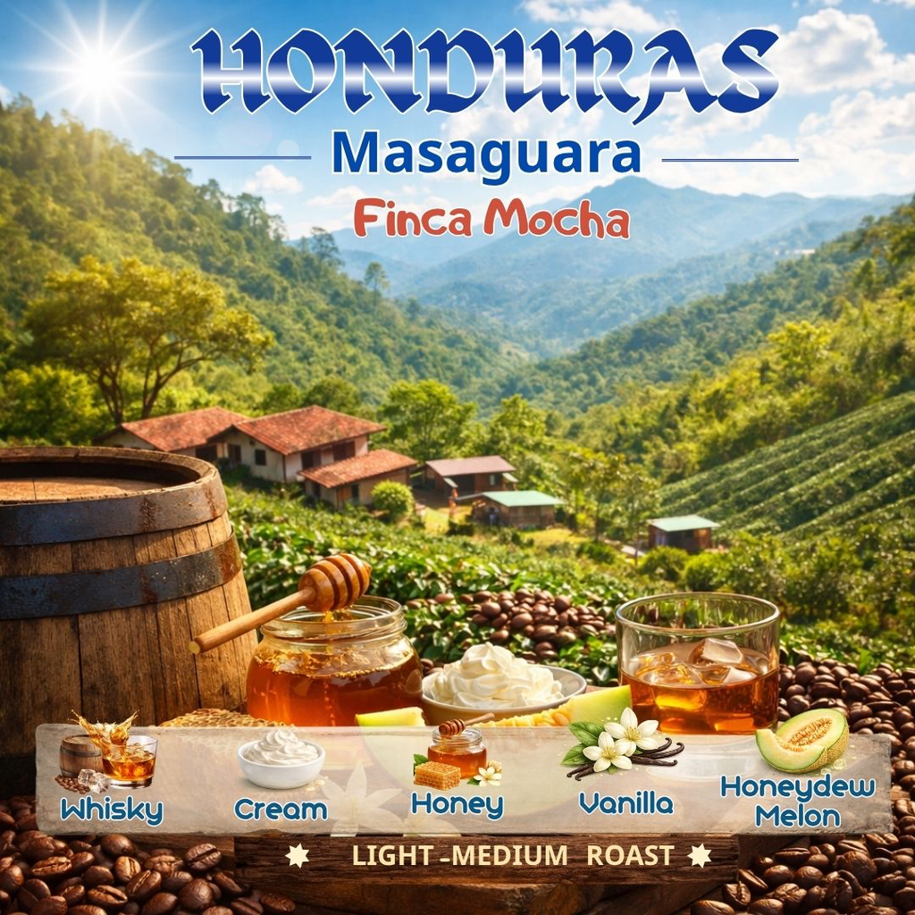 Honduras Finca Mocha Sherry Barrel Fermentation Processing