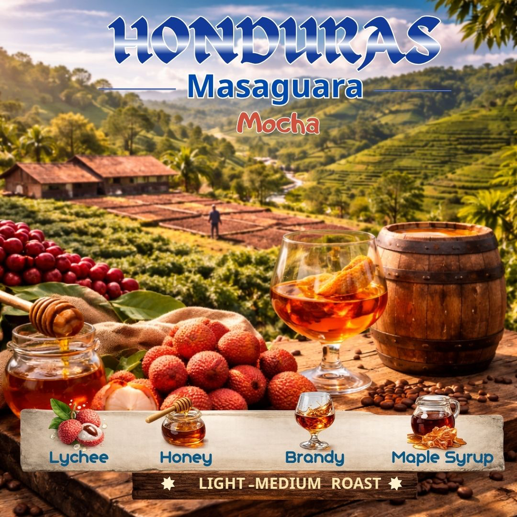 Honduras Masaguara Lichilan Brandy Barrel Fermentation Special Processing