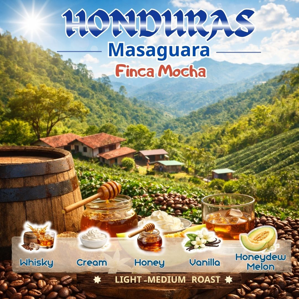 Honduras Finca Mocha Sherry Barrel Fermentation Processing