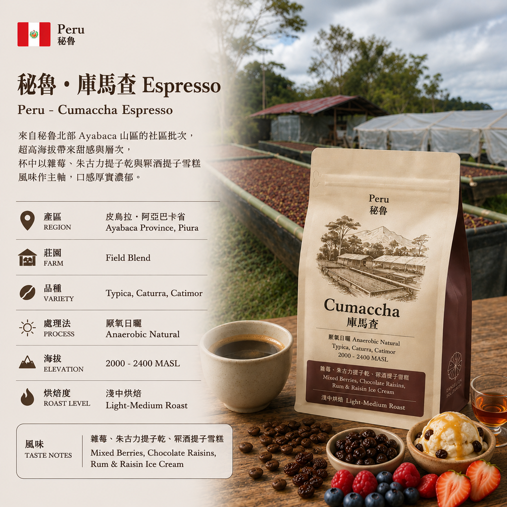 秘魯・庫馬查 Espresso