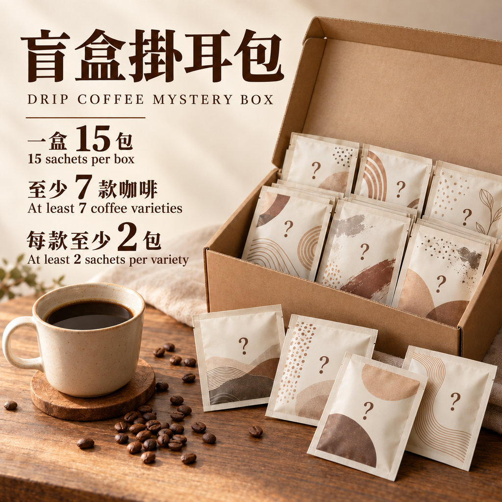 [HKERSHOP0001] Drip Coffee Mystery Box | 15 Sachets