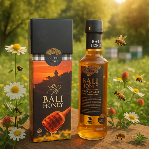 BALI Pure Raw Honey (Coffee Honey) with Authentic Box 470g